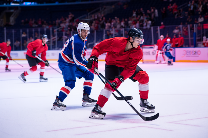 Hockey Strategy Choosing Between Offensive and Defensive Tactics